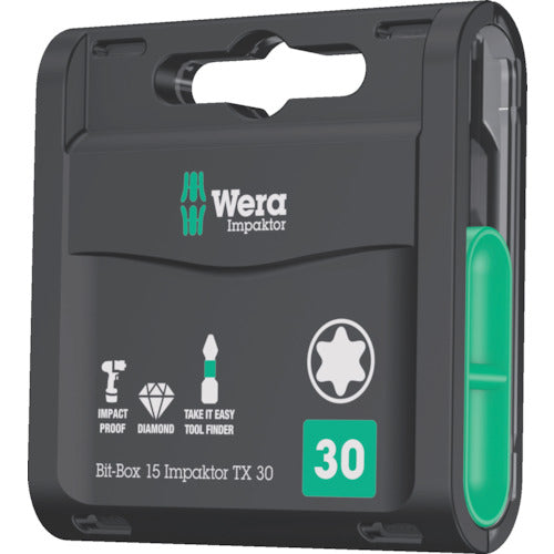 日本正規品 ヴェラ インパクトトルクスビットセット TX20 15本入 (057776)(4013288187895) ベラ Wera