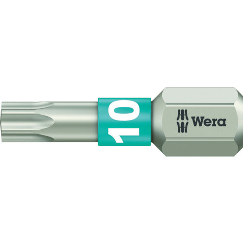 日本正規品 ヴェラ T10x25mm (Torx)ドライバービット(ステンレス) (071032)(4013288111067) ベラ Wera
