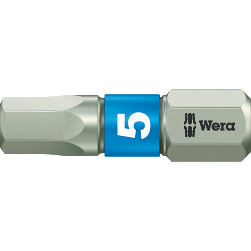 日本正規品 ヴェラ 5.0x25mm (Hex)ドライバービット(ステンレス) (071075)(4013288111241) ベラ Wera