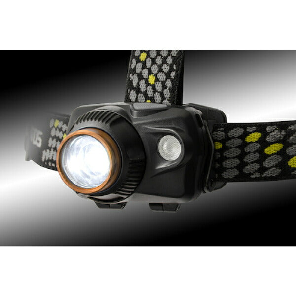 GENTOS サブ暖色LED搭載ハイブリッド式ヘッドライト ダブルスター WS-300H ジェントス LED 明るい アウトドア 防災 充電式 電池式 作業灯