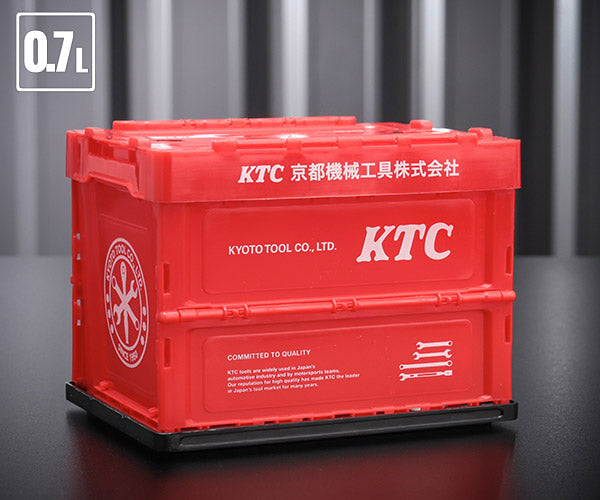 【6月の特価品】KTCグッズ ミニ折りたたみコンテナ 0.7L YG-260